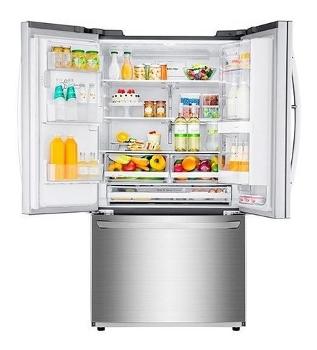 Imagen 2 de 4 de Refrigerador inverter auto defrost LG LM78SDSAF inox con freezer 660L 220V