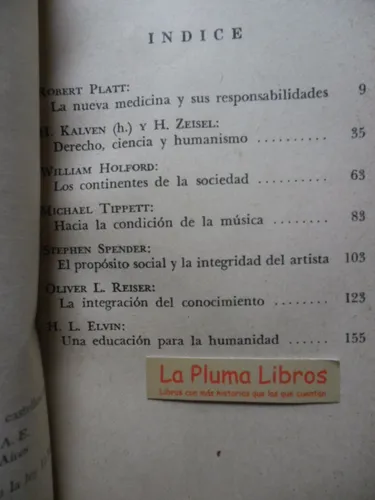 El Humanismo En El Arte Y La Ciencia (nuevo!) Platt Otros