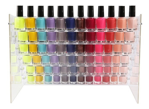 Imagen 3 de 4 de Organizador Estante Esmaltes Para 48pcs Envase Normal