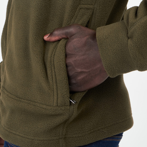 Campera New Nilak Polar Poliester Verde