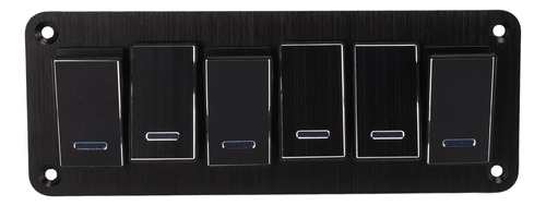 Panel De Palanca Impermeable De 6 Elementos Dc12v A 24v, 3 P