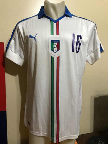 Camiseta Italia Puma Euro Francia 2016 De Rossi #6 Roma Boca