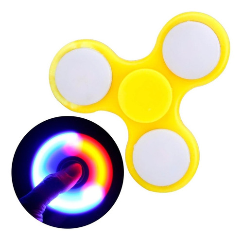Imagen 4 de 8 de 10 Fidget Hand Spinner Led Giggle Hands Antiestres Juguete