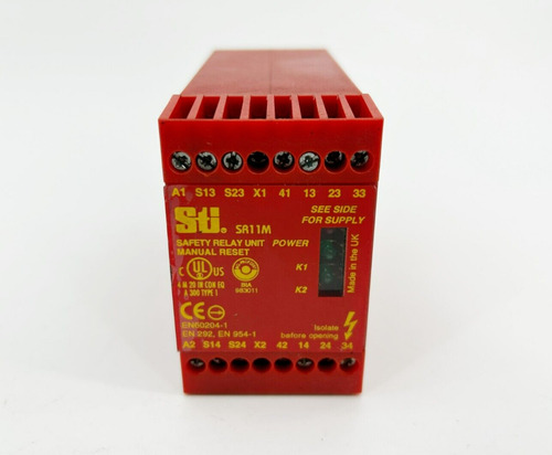 New Omron Sti Sa11m Safety Relay, 110vac, 44510-0460 Bbt