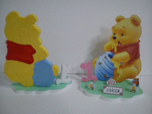 Centros De Winnie Pooh Pintado Atras