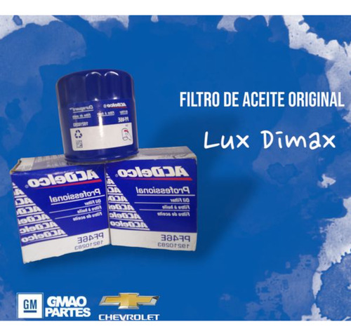 Filtro De Aceite Original Lux Dimax