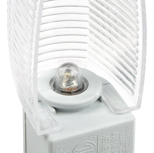 Luz Nocturna Con Pantalla De Vidrio Y Interruptor, 4w