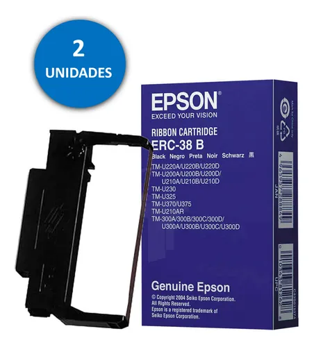 comprar Cinta Epson Original Erc-38b Negro Matriz Punto Bixolon 270
