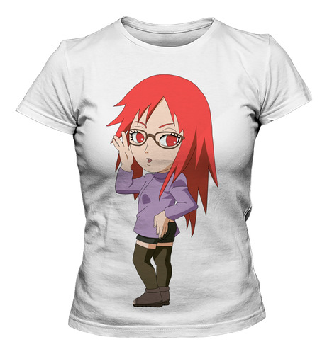 Karin Chibi. Playera Naruto Adulto Y Niño