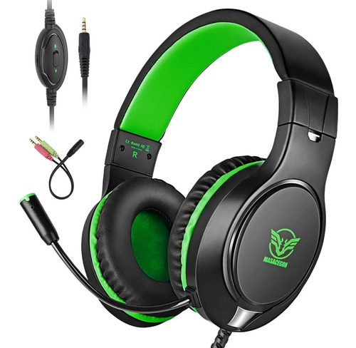 Audifonos Diadema Gamer 3.5mm Ps4 Switch Xbox One Pc Laptop