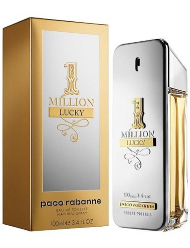 Perfume 1 One Million Lucky 100ml Paco Rabanne Cerrado Orig