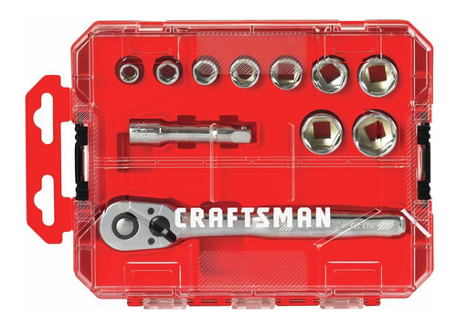 Craftsman Juego De Llaves De Vaso Con Trinquete Sae 3/8 PuLG