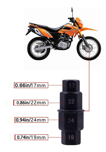 Herramienta De Husillo Hexagonal Para Motocicleta Llave De E