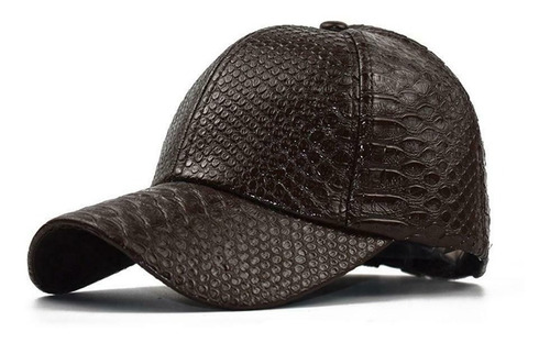 Gorra Crocodile Grain Leather - A Pedido_exkarg