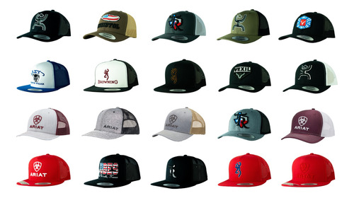 Paquete 20 Gorras Nuevas Ranch Hooey Lazy Jobes Kimes Spinem