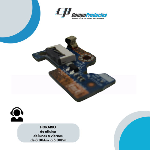 Boton Encendido 15-bs134wm 15-bs 250 255 G6 924933-001 (Usado)