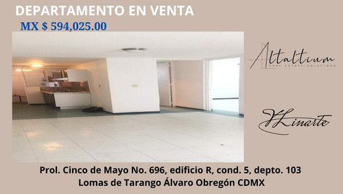 Departamento En Venta En Lomas De Tarango Alvaro Obregon Cdmx I Vl11-di-017