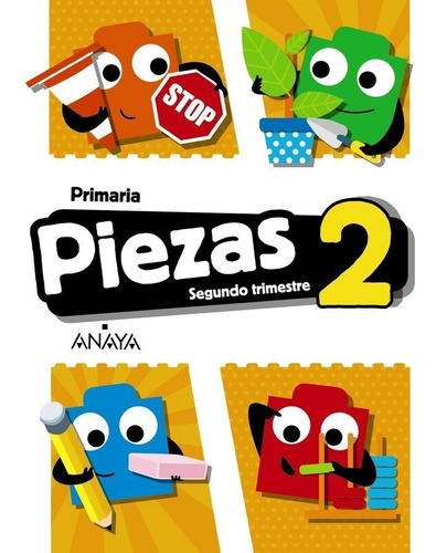 Piezas 2. Segundo Trimestre., De Aguilar, Carmen. Editorial Anaya Educación, Tapa Blanda En Español