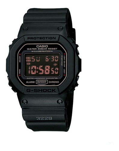 Reloj Casio Hombre G-shock Dw-5600ms-1d Garantía Oficial