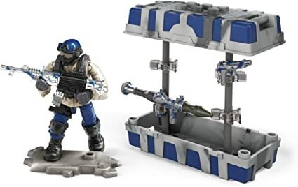 Mega Construx Call Of Duty - Caja De Armas Azul Marino,