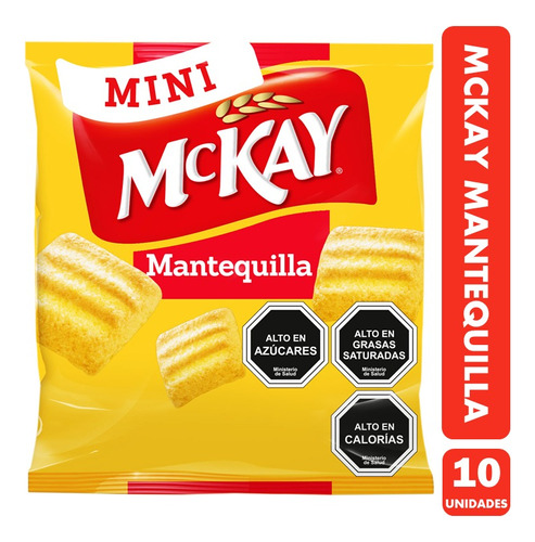 Galletas De Mantequilla Mckay, Para Colación (pack De 10uni)