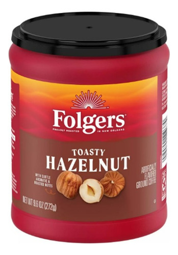 Café Molido Folgers Sabor Avellana (hazelnut) 272g 