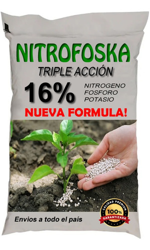 Nitrofoska 10kg Reverdece Tus Plantas Frutales Y Cesped 100%