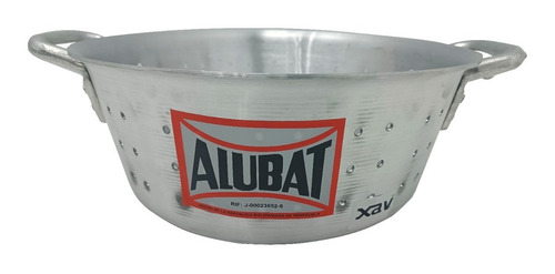 Olla Colador Pasta Industrial 32cm Aluminio Alubat 7200 Xavi