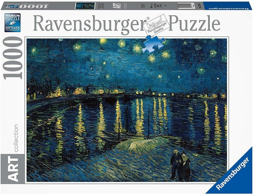 Puzzle 1000pz Noche Estrellada Rodano Van Gogh  Ravensburger