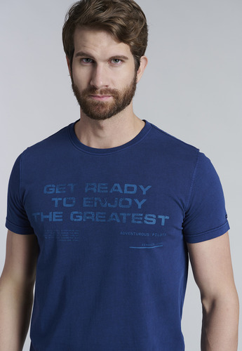 Polera Montana Azul Ss2025 Ferouch