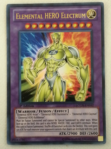 Elemental Hero Electrum Ultra Yugioh