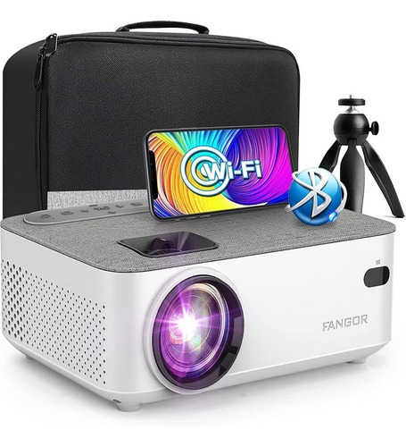 Mini Proyector  Fangor  F206b 720p 6500lm Wifi Bl Maletín