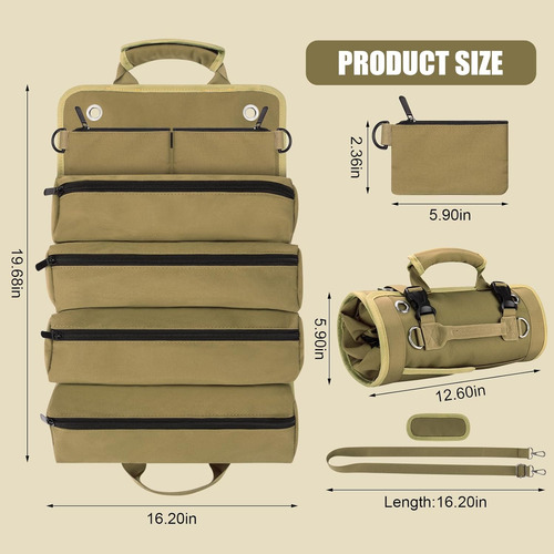 Rollo De Herramientas, Bolsas De Herramientas Resistentes Pa