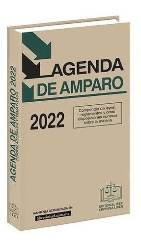 Agenda De Amparo 2022, De Ediciones Fiscales Isef. Editorial Ediciones Fiscales Isef S.a., Tapa Rustico En Español
