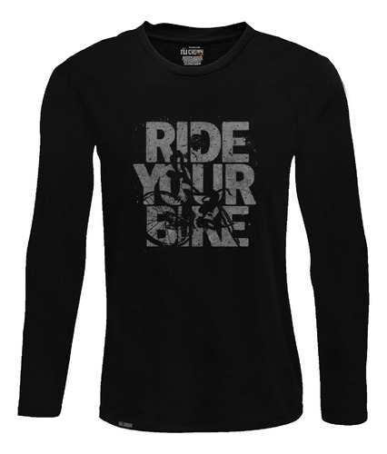 Camiseta Manga Larga Hombre Ciclismo Bicicleta Bike Inp Lbo2