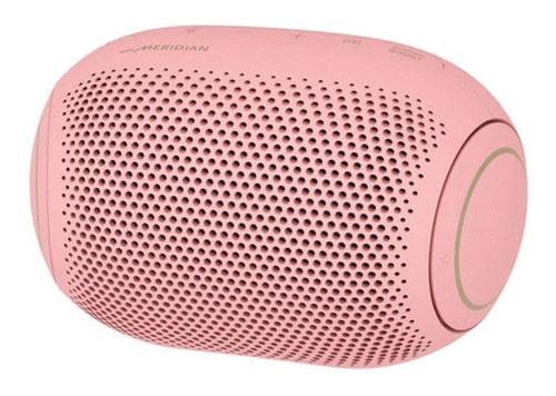 Parlante LG XBOOM Go PL2 portátil con bluetooth waterproof rosa 