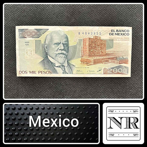 México - 2000 Pesos - Año 1987 - P #86 - J. Sierra