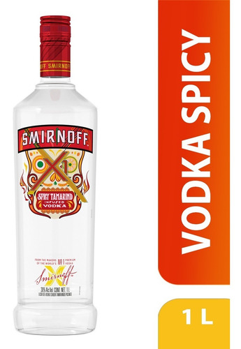 Imagen 1 de 5 de Vodka Smirnoff X1 Tamarindo 1000 Ml