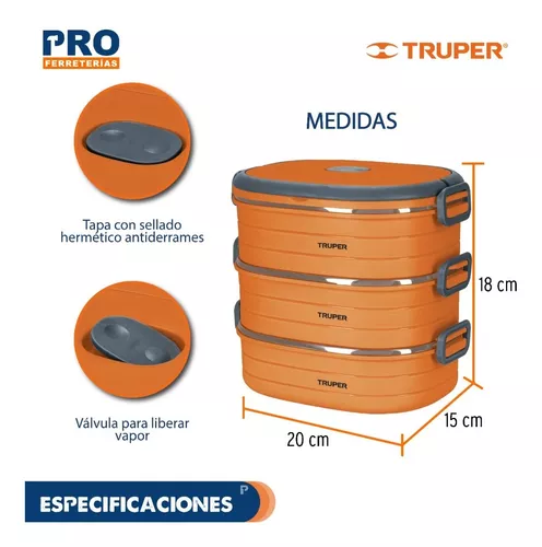 Lonchera Térmica de Acero Inoxidable: Comida Saludable y Segura en  Cualquier Momento del Día