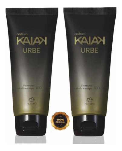 Kaiak Urbe Natura Shampoo Para Cabello Y Cuerpo Set Con 2