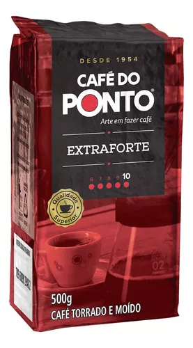 Café Torrado e Moído a Vácuo Extraforte Café do Ponto Pacote 500g