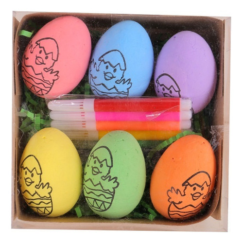 Pascua Diy Dibujos Animados Huevos Pintados A Mano