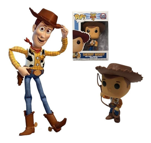 Woody Toy Story El Sheriff #522 Figura Coleccionable