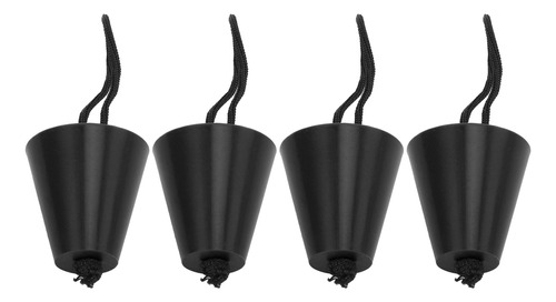 Kit De 4 Tapones Scupper Plugs, Cordón Flexible De Silicona