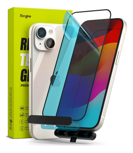 Vidrio Templado Para iPhone 15 Ringke Full Cover