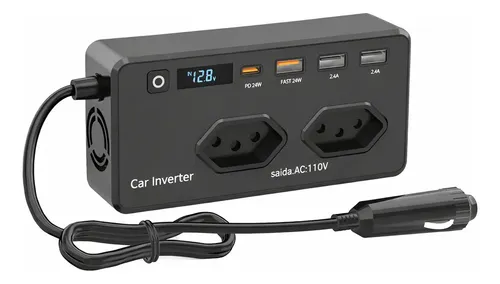 Inversor Tensão 12v Para 110v 350w Conversor Automotivo Mccc