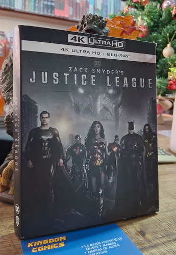 4k. Zack Snyder's Justice League. Edicion En 4k Y En Blu Ray