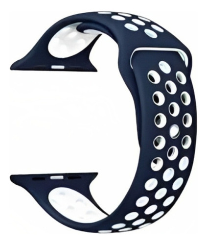 Pulseira Smartwatch De Silicone Champion Ultra 9 W69 49mm Cor Azul e Branco
