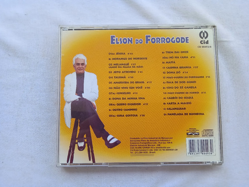 Cd Talismã Elson Do Forrogode Cid - Na2 (Usado)
