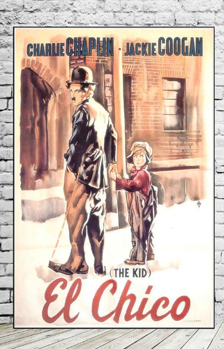 Cuadro Peliculas Charlie Chaplin 40x55 Calidad Premium .